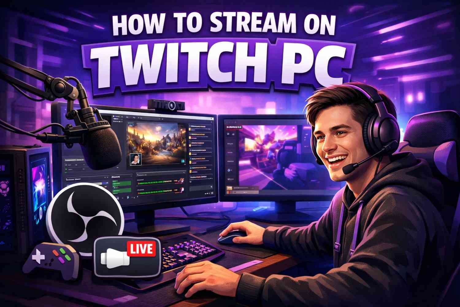 How to Stream on Twitch PC Using OBS Studio Like Pro in 2026